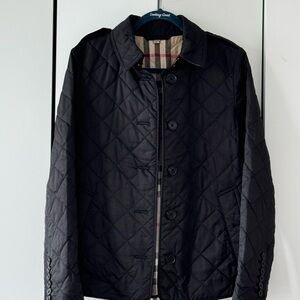 Burberry Black Quilted Jacket